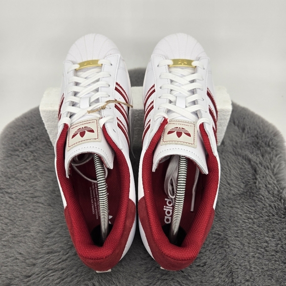 New adidas Superstar 'Embroidered Red Stripes' Men's Shoes Size 11 - Picture 5 of 8